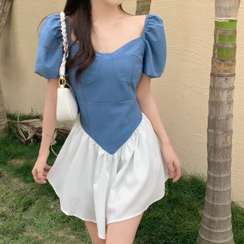 Синие летние платья Mumuzi China At AliExpress