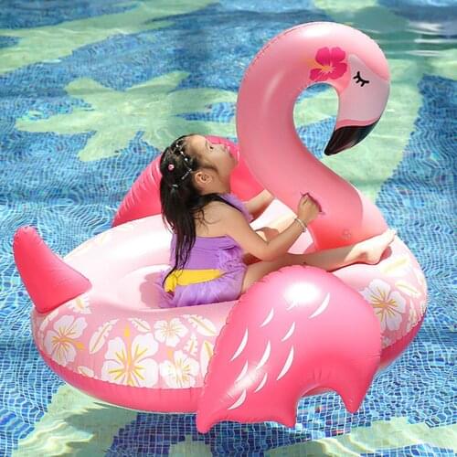 Inflatable Swimming Ring Giant Flamingo Pool Lounge Adult Pool Float Air Mattres Life Buoy Raft Swimming Circle Water Pool Toys