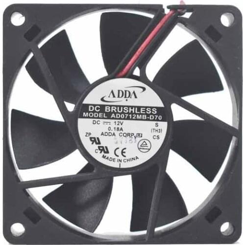 New original AD0712MB-D70 12V 0.18A 7cm 7015 chassis power fan