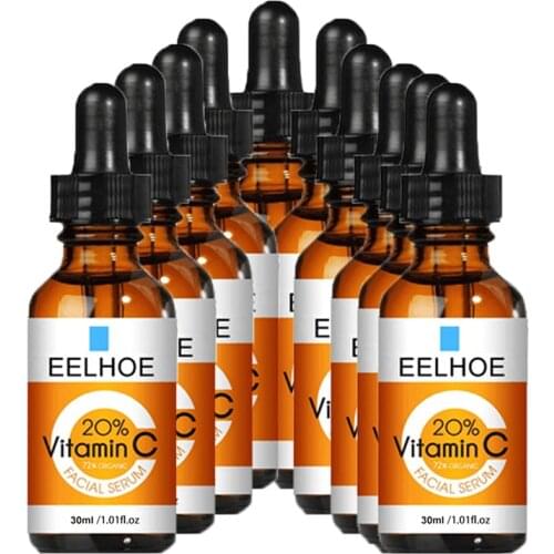 20% Vitamin C Liquid Serum Anti-aging Whitening VC hyaluronic acid Face Serum Brighting Moisturising Facial Skin Care TSLM1