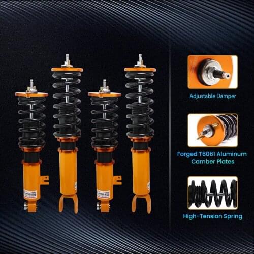 24 Ways Damper Shock Absorbers Coilovers For Nissan Fairldy Z 300ZX Z32 1990-1996 Spring Struts