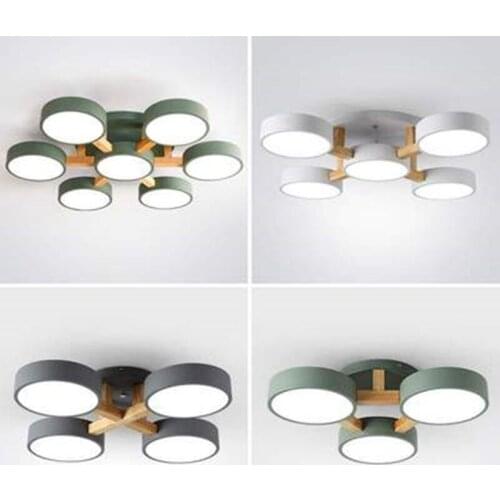 Nordic style bedroom modern minimalist small apartment wedding room personality Japanese ceiling lamp home living room lamp
