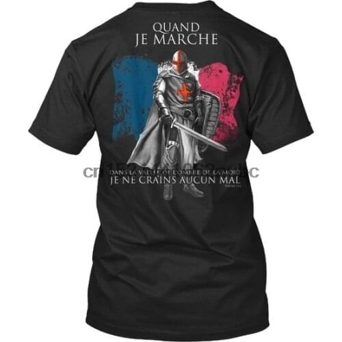 Quand Je Marche Templiers Standard Unisex T-Shirt (S-4XL)