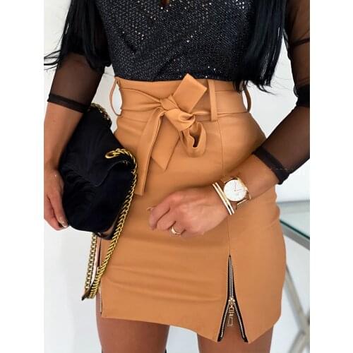 Thefound Denim Pencil Skirts