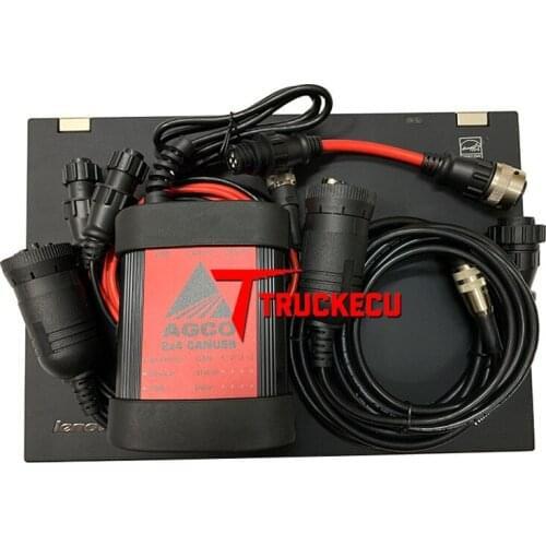 Tractor Agriculture diagnostic tool AGCO DIAGNOSTIC Tool cable troubleshooting diagnosis with T420 Laptop full Set