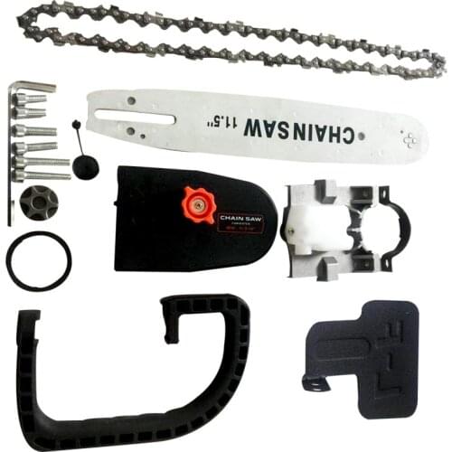 Angle grinder, electric chain saw, converter