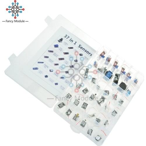 Ultimate 37 in 1 Sensor Modules Kit for Arduino & MCU Education User + Free case
