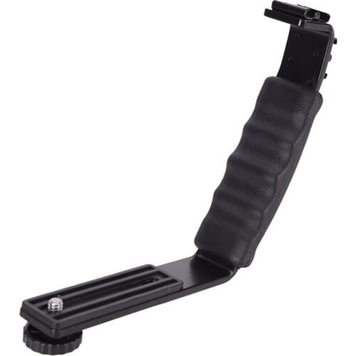 Universal Flash Camera Grip L Bracket Holder Hot Shoe Mount DSLR Holder Photography With 2 Standard Side