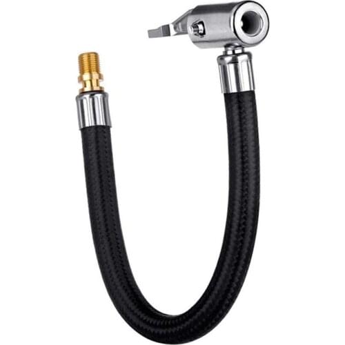 Bike Motorcycle Car Tire Air Inflator Hose Inflatable Pump Extension Tube Adapter Twist Tyre Air Connection Locking Air Chuck