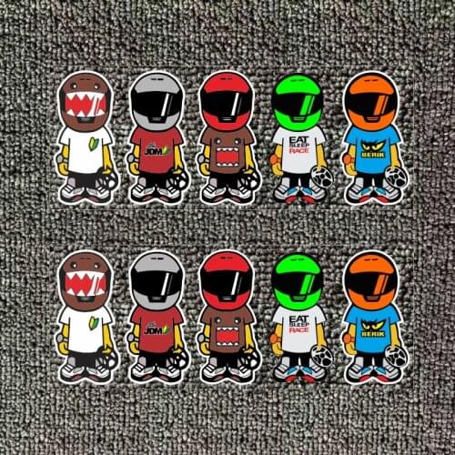 2 pcs Waterproof Reflective Decorative Stickers Motorcycle Scooter PVC Suitable for TMAX NMAX FASP Decoration Pvc Polyethylene