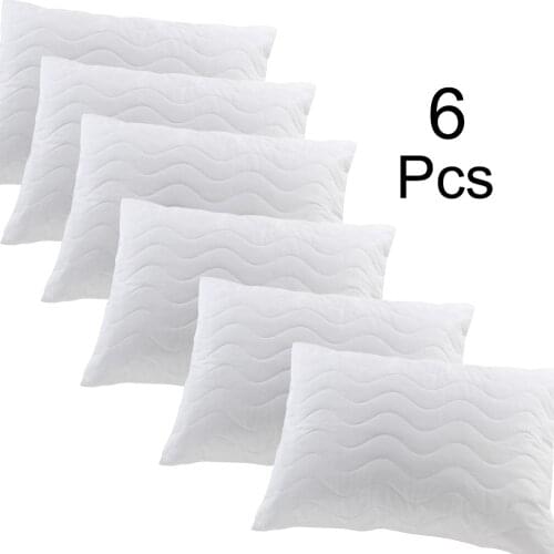 Waterproof Pillow Protector Zippered Allergy Pillow Covers Hypoallergenic Breathable Pillowcase Protects Against Dust Mite
