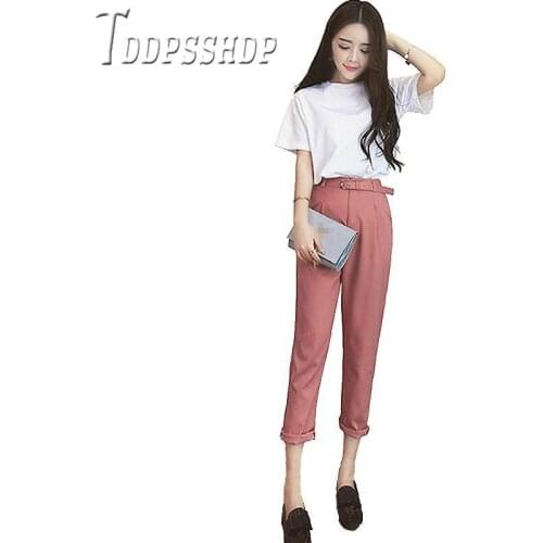 2019 Summer New Arrive Women Sets T Shirt and Elegant Pants Female Sets