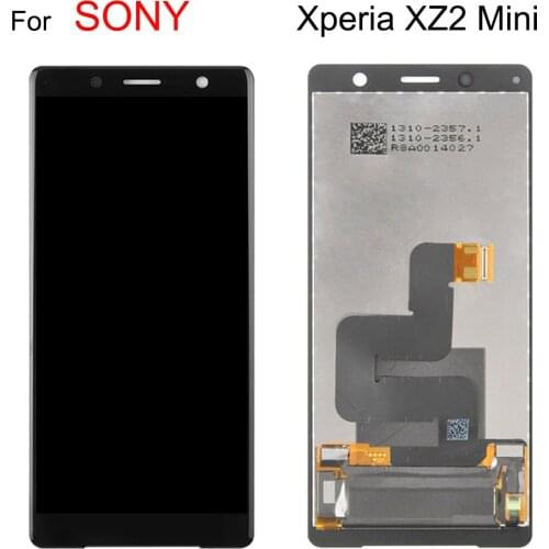 5.0'' IPS LCD For Sony Xperia XZ2mini LCD Display Touch Screen Digitizer Assembly Replacement lcd For Sony XZ2 compact LCD