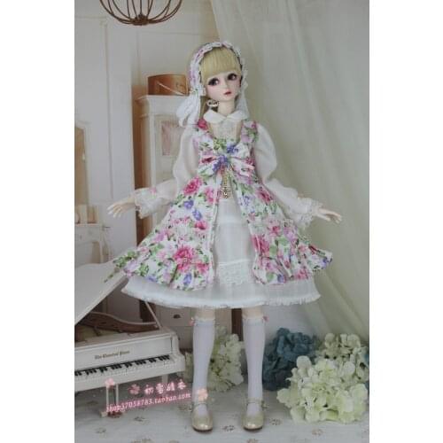 1/4 1/3 BJD clothing Accessories doll dress with stockings set for BJD/SD MSD SD13,not include doll, shoes,wig and other E2524