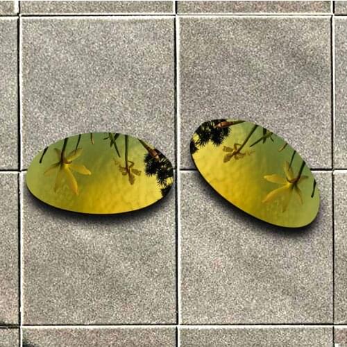 24K Gold Polarized Sunglasses Replacement Lens for-Oakley Romeo 1 Frame 100% UV Protection Good Fitness