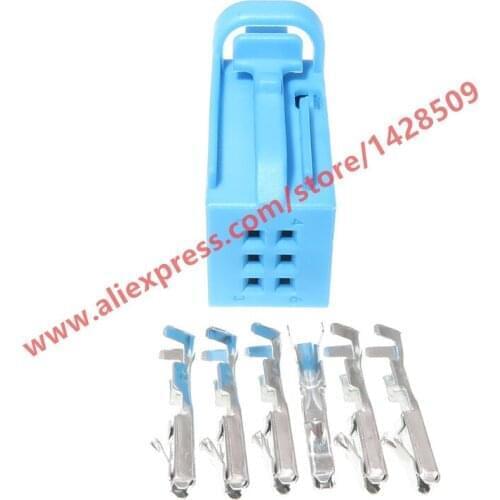 5 Sets 6 Pin Automotive Tire Pressure Plug Wire Socket For VW 1-1534121-5