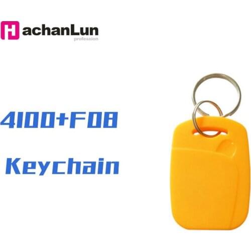 50/100PCS F08 + 4100 RFID Smart NFC Dual Chip IC + ID Composite Keychain 125KHZ 13.56MHZ EM4100 TK4100 + S50 Fudan Keychain