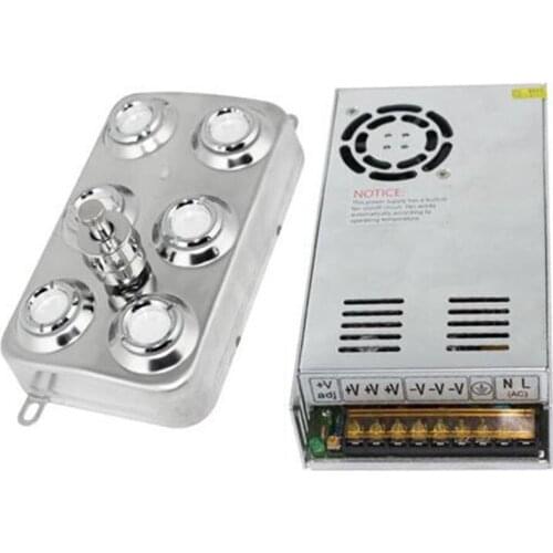 6 Heads Ultrasonic Humidifier Mist Maker Garden Rockery Park Big Fog Mist Maker Commercial Sprayer Atomizer 170W