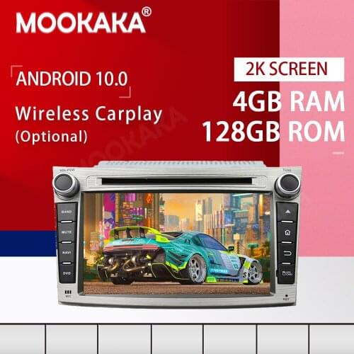 PX6 Android 10.0 4+128G Screen Car Multimedia DVD Player for Subaru Legacy Outback 2009-2014 GPS Navigation Stereo Head Unit DSP
