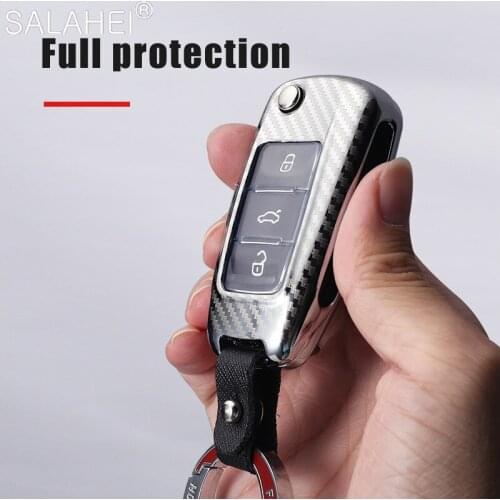 Zinc Alloy TPU Car Key Cover Case For Volkswagen VW POLO Tiguan Passat B5 B6 B7 Golf EOS Scirocco Jetta MK6 Octavia Accessories