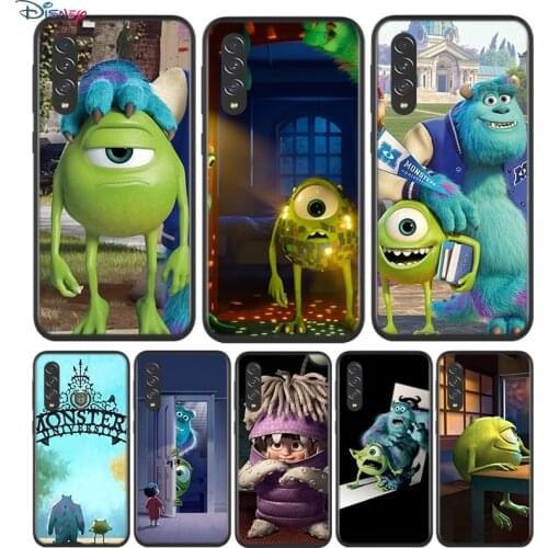 Black Soft Monsters University For Samsung Galaxy A90 A80 A70 A70S A60 A50 A40 A30 A30S A20S A20E A10 A10E Phone Case