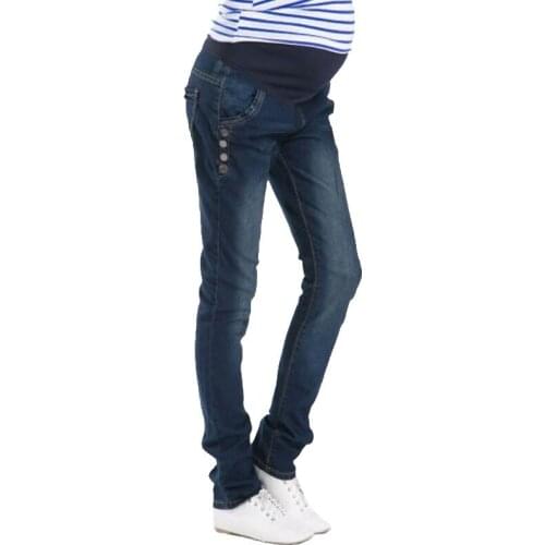 Jeans Maternity Pants For Pregnant Women Pregnancy Denim Trousers Lactation Clothes Maternidade Autumn Winter Clothing 2019 New