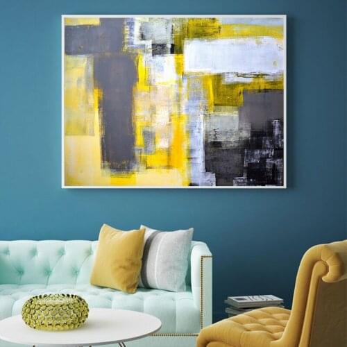 GOODECOR Abstract Acrylic Painting Wall Art Oil Paintings Nordic Abstract Picture Dropshipping Canvas Print For Living Room