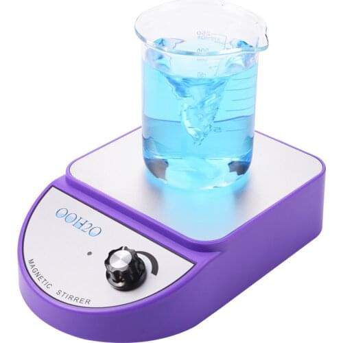 Magnetic Stirrer Agitator Mixer Miniature Stirring-Apparatus 3.5L Infinitely Variable-Speed Purple