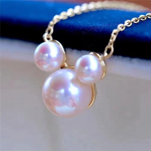 Cute Lovely Necklace Mountings Necklace Pendant Chain Findings Settings Jewelry Parts Fittings Charm Accessories for Pearls