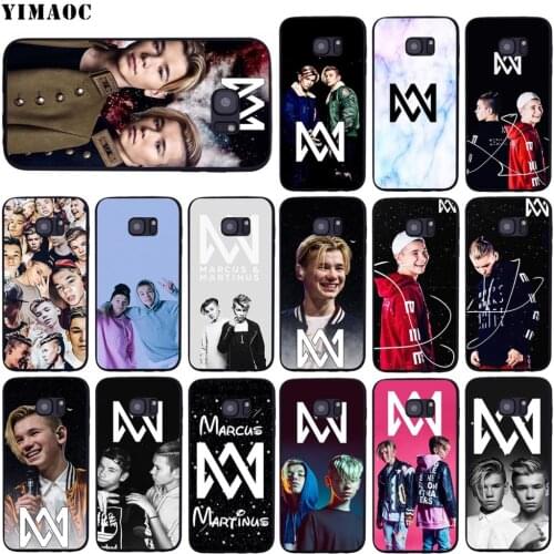 YIMAOC Marcus & Martinus Soft Silicone Case for Samsung Galaxy S6 S7 Edge S8 S9 Plus A3 A5 A6 Note 8 9
