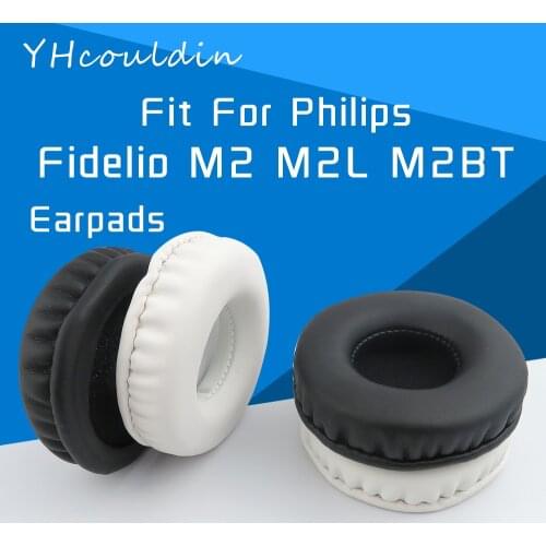 YHcouldin Earpads For Philips Fidelio M2 M2BT M2L Headphone Accessaries Replacement Wrinkled Leather