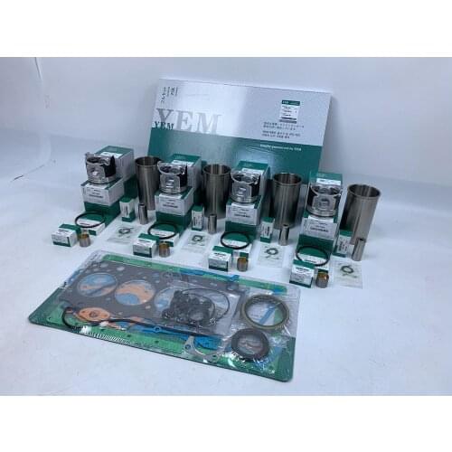 New Aftermaket Engine Part V2203 Overhual Rebuild Kit With Piston Rings Liner Gasket Set For Kubota