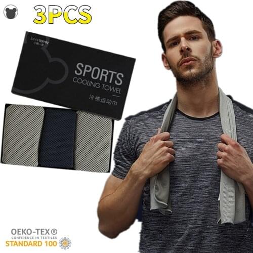 3pcs Microfiber cooling towel for workout sports yoga gym fitness exersise scarf lightweight neck cooler running swimming towels