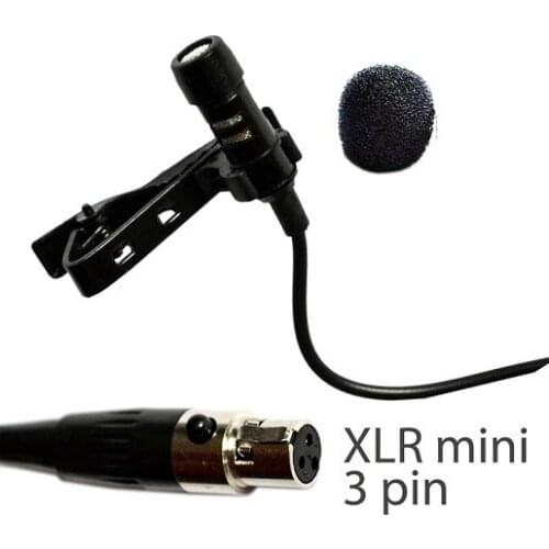 Lavalier Microphone Lapel mic TA3F XLR For AKG cordless microphone Karaoke