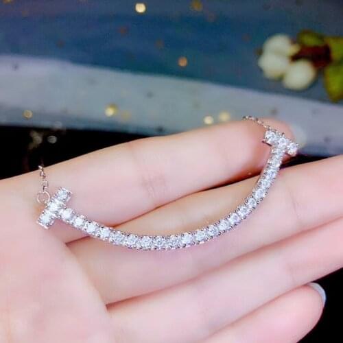 KJJEAXCMY boutique jewelry 925 sterling silver inlaid Mosang Diamond ladies pendant support detection popular