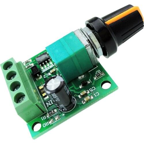 PWM DC motor speed regulator 1.8V3V5V6V12V2A speed control switch temperature and light switch 1803BK