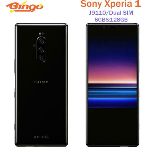 Sony Xperia 1 J9110 Xperia XZ4 Android Mobile phone 4G LTE 6.5" Octa core Dual SIM 6GB&128GB Triple 12MP NFC Fingerprint