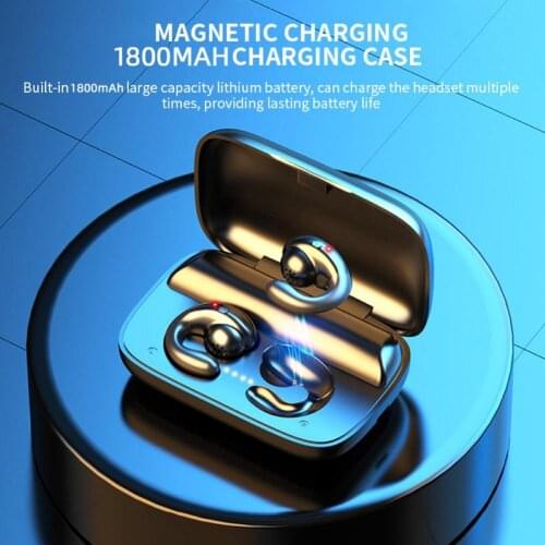 S19 Bone Conduction TWS Bluetooth 5.0 Handsfree Wireless Earphones Sport Earbuds