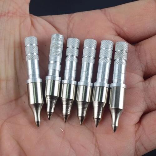 12PCS DIY Archery Accessories 100Gr Arrow Target Point Arrowhead+Aluminum Insert For ID 6.2mm Carbon/Fiberglass Arrow Shaft