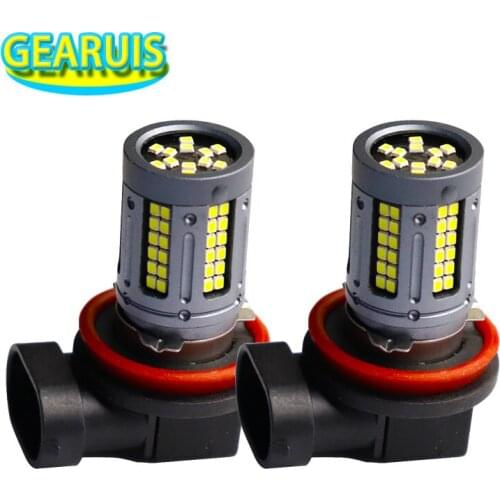 2X 9V to 48V 5W H7 H8 H11 84 SMD 2016 LED 9005 HB3 9006 HB4 H10 400MA Car Driving Running Lamp Auto Light Fog Lights Super white
