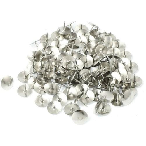 300 PCS Thumbtack Metal Steel Round Head Office Thumb Tacks