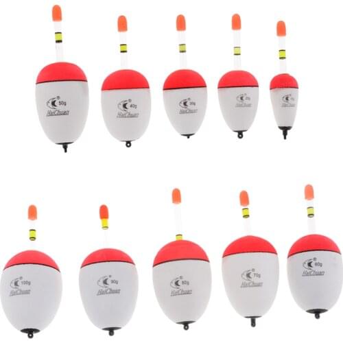5pcs EVA Foam Fishing Float Professional Glow Stick Fishing Floats EVA Foam Bobber Buoy Sea Fishing Rock Fishing