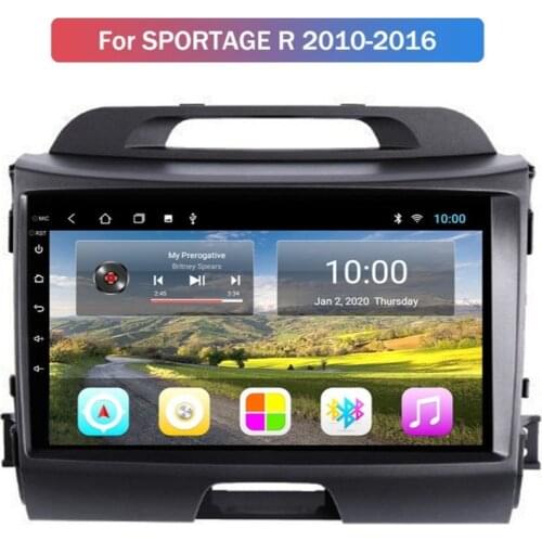 Android System Octa Core Car radio player forKIA SPORTAGE 2010-2016 Steering wheel multimedia With Wifi 4G AHD DSP IPS CARPLAY