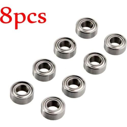 Free Shipping 8pcs 10*5*4mm B030 bearings for HPI WR8 ST/ MT/HPI BULLET3.0,FLUX RC Car spare parts bearing 10mm