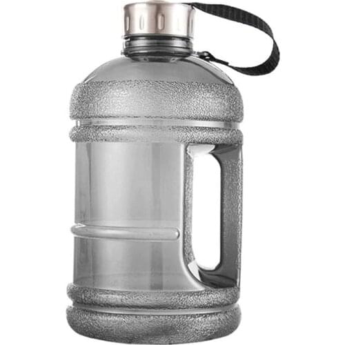 Large Capcity Water Bottle 1.89L/2.2L Shaker Bottle with Handle Outdoor Fitness Running Gym Training Plastic Sports Bottles