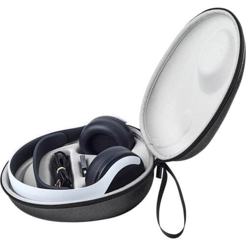 Gaming Headphone Case Shockproof Protective Case Compatible with PS5 Pulse 3D Wireless Headset EVA Carrying Protective Bag