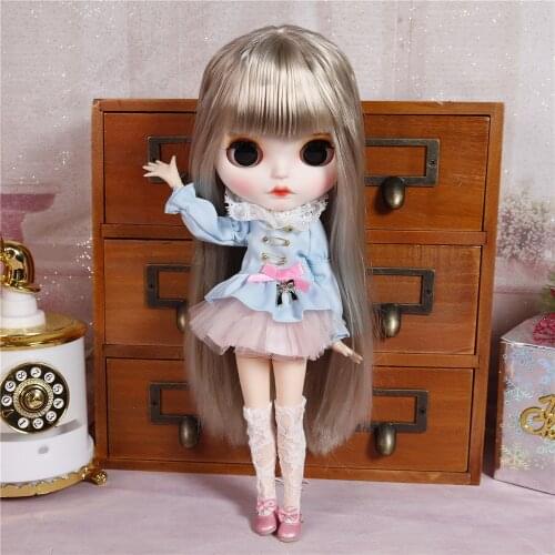 DBS Blyth icy doll clothes Pink and Blue Vintage Outfit suit for 1/6 30cm JOINT body girl boy gift toy