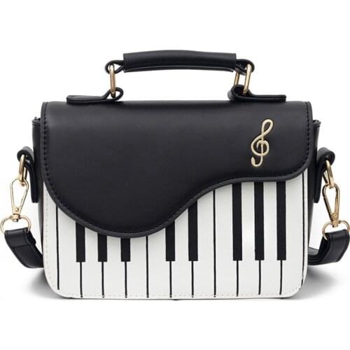 Designer Piano Women Shoulder Bags Fahion Handbags Women Crossbody Bags Ladies Square Top-Handle Kawaii Sling Shoulder Bag Obag