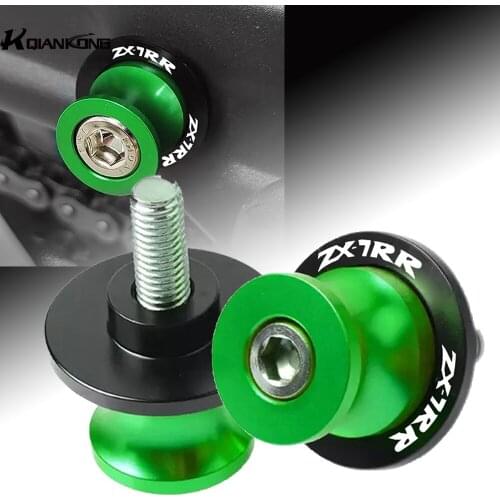 For Kawasaki ZX7RR 1989-2003 Motorcycle CNC 8mm 10mm Swingarm Spools Slider Swingarm 2002 2001 2000 1999 1998 1997 1996 1995 94