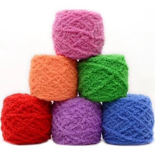 5 Balls/500g Five Strands Towel Line Coral Cashmere Scarves Coarse Wool Baby Knitting Yarn Plush Velvet DIY For Knitting Hand